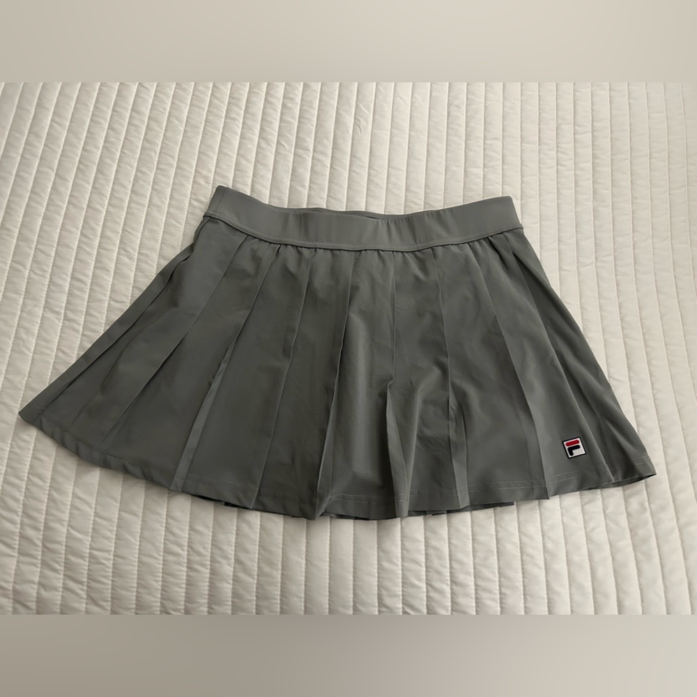 Fila Gray Tennis Skirt with Pleats worn once
